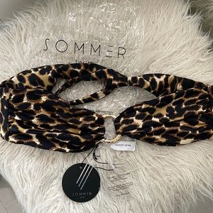 NWT Sommer Swim BANDEAU BIKINI TOP XS